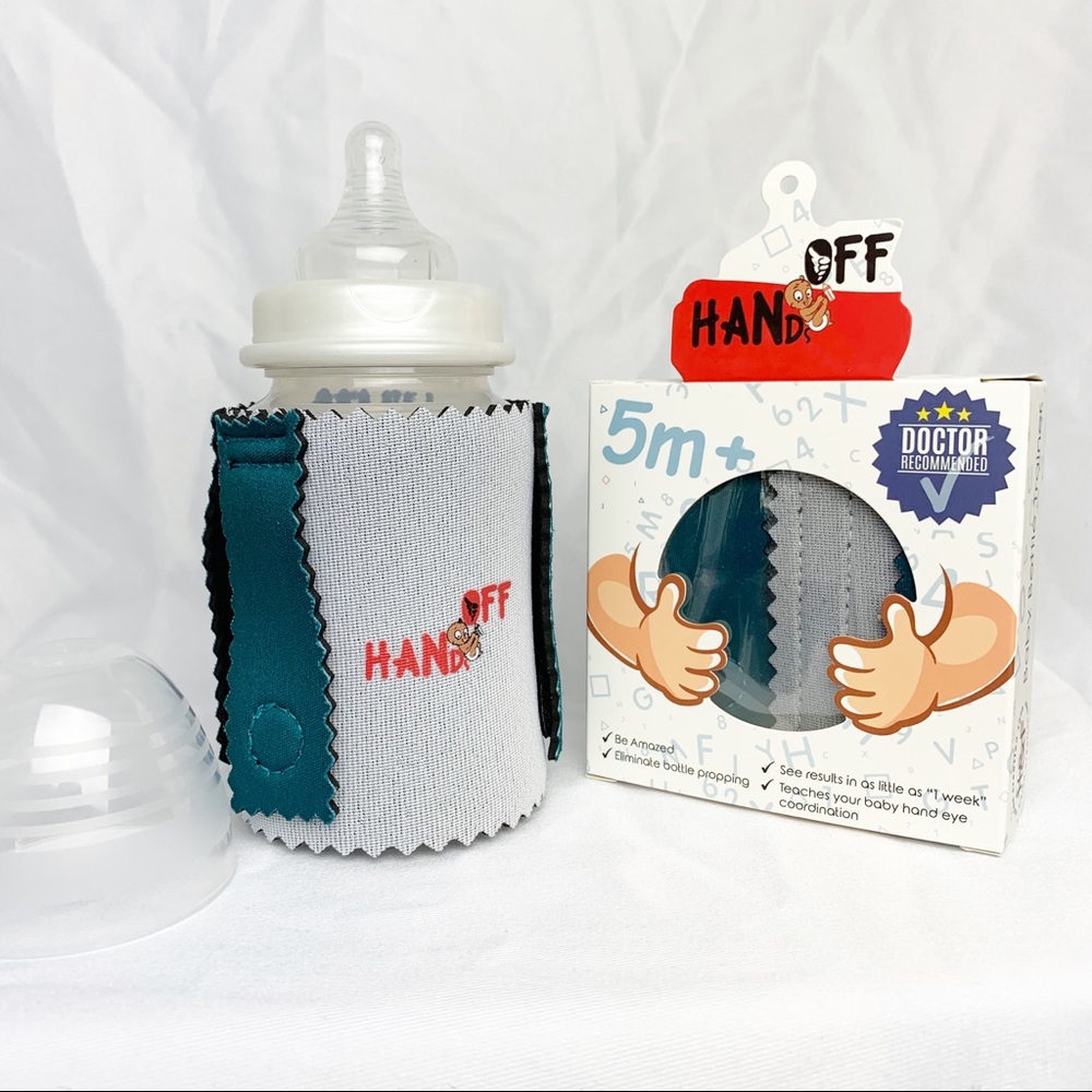 Hands Off Baby Bottle- Green Machine